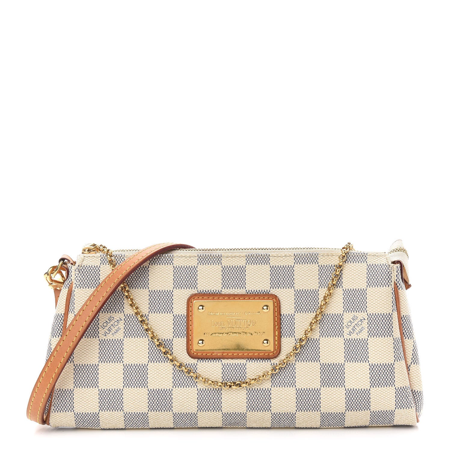 Louis Vuitton Damier Azur Eva Clutch 1 of 8