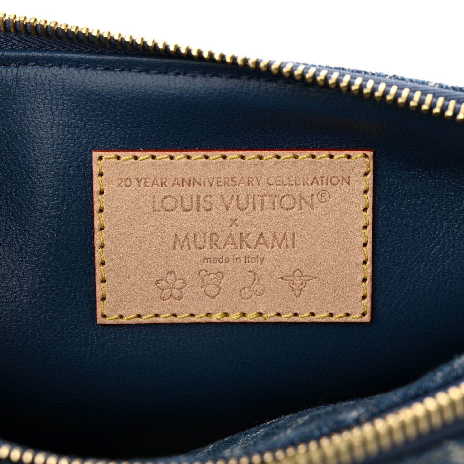 Louis Vuitton LV X TM Monogram Denim Cerises Coussin PM Blue 6 of 10