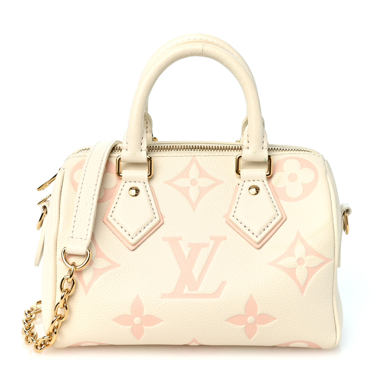 Empreinte Monogram Giant Speedy Bandouliere 20 Latte Chamallow