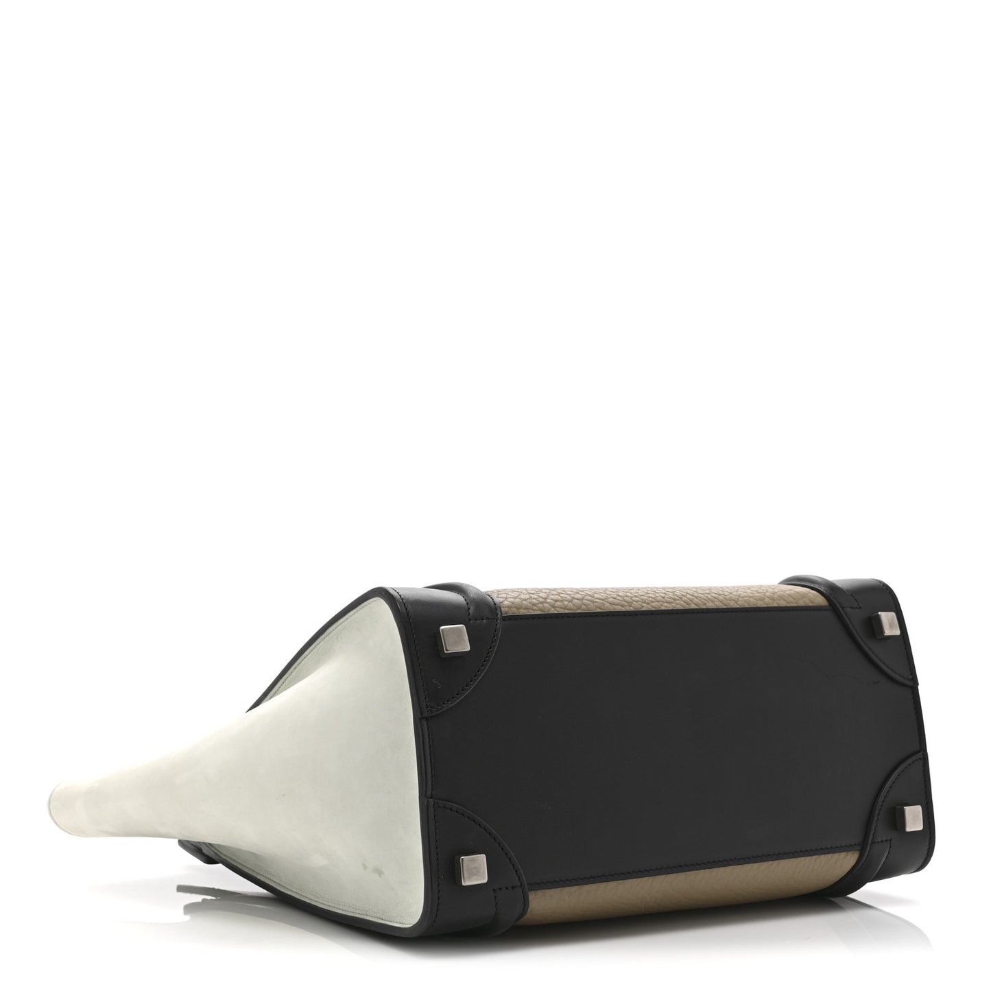 Bullhide Drummed Calfskin Micro Tri-Color Luggage Antarctic