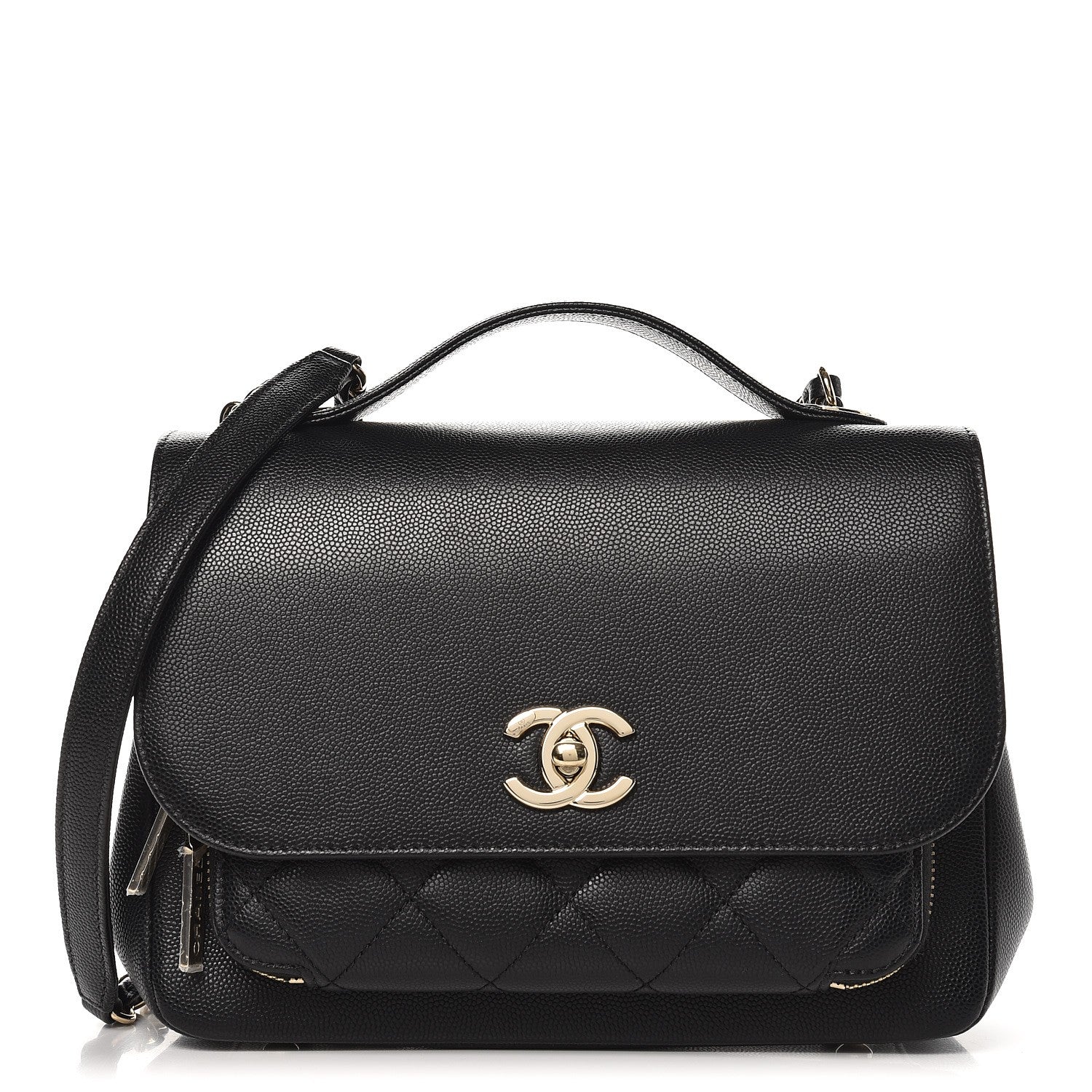 Chanel Caviar Quilted Small Business Affinity Flap Black 1 of 8