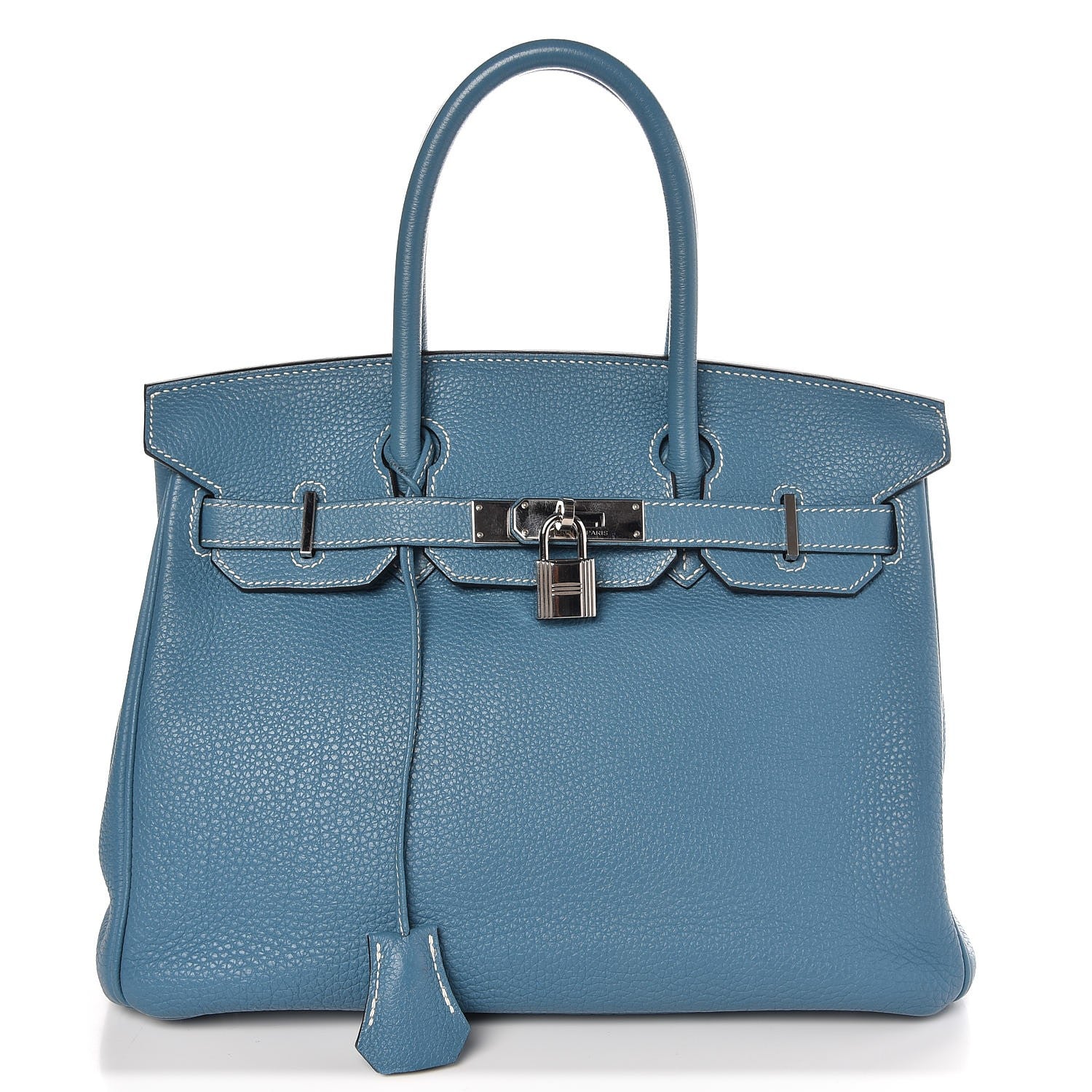 Hermes Togo Birkin 30 Blue Jean 1 of 35