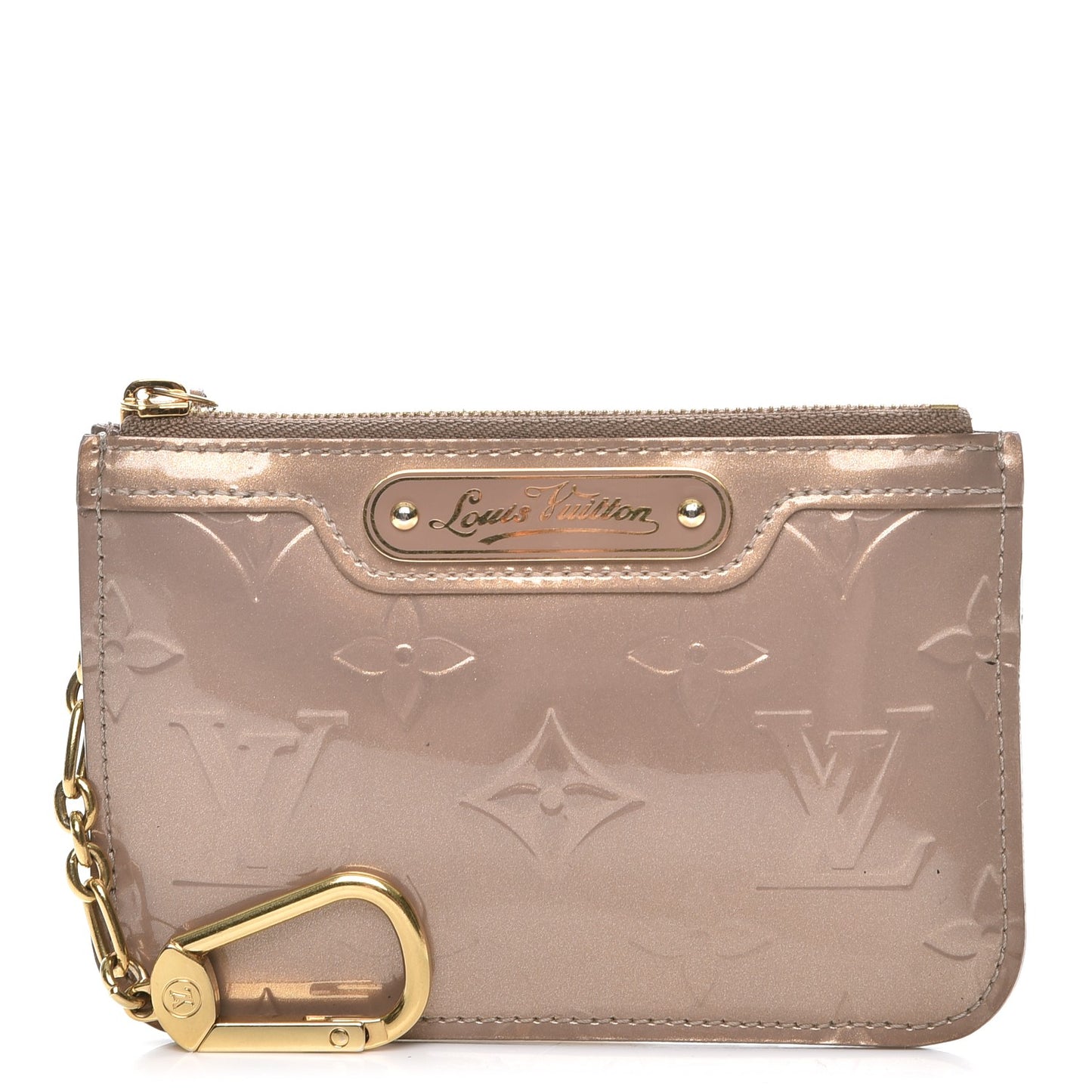 Vernis Key Pouch Beige Poudre