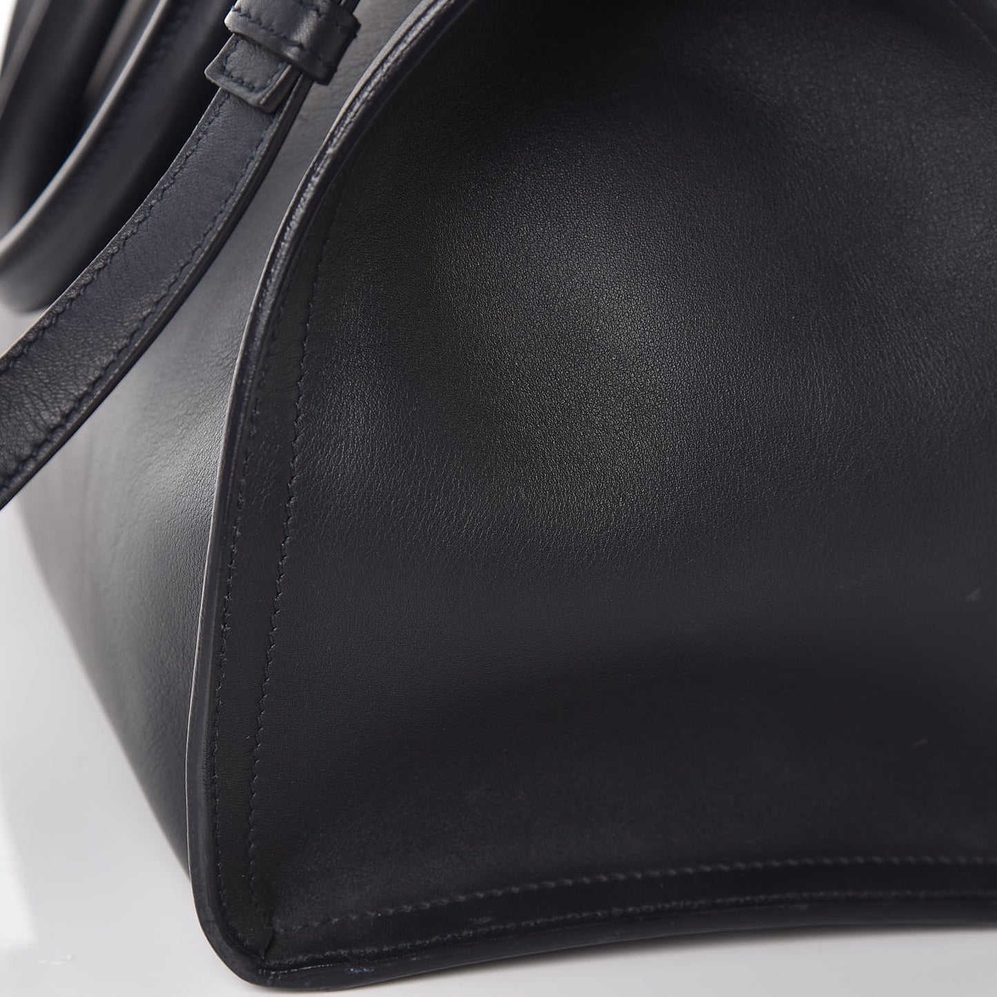 Calfskin Small Classic Y Cabas Navy Blue