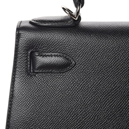 Hermes Epsom Kelly Sellier 28 Black 13 of 36