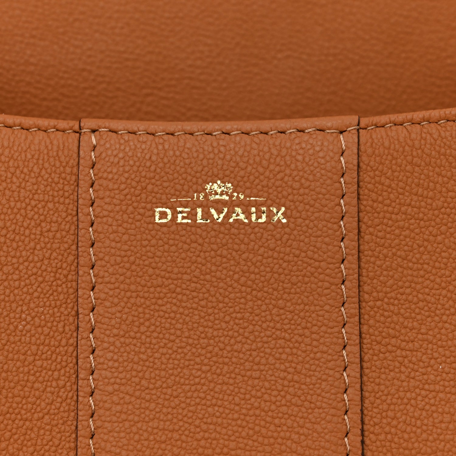 Delvaux Grained Calfskin Mini Brillant Satchel Natural 6 of 11
