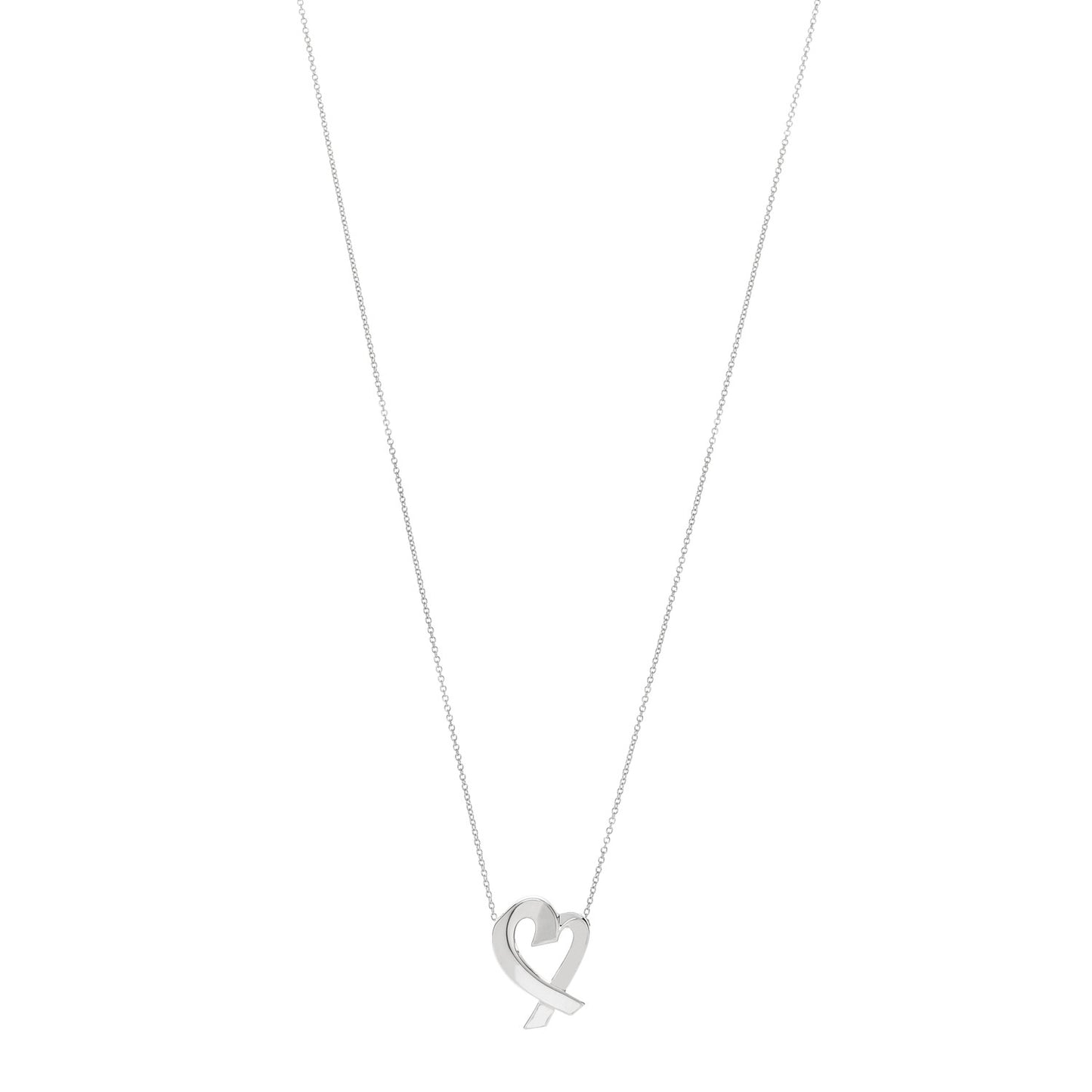 Sterling Silver Paloma Picasso Loving Heart Pendant Necklace