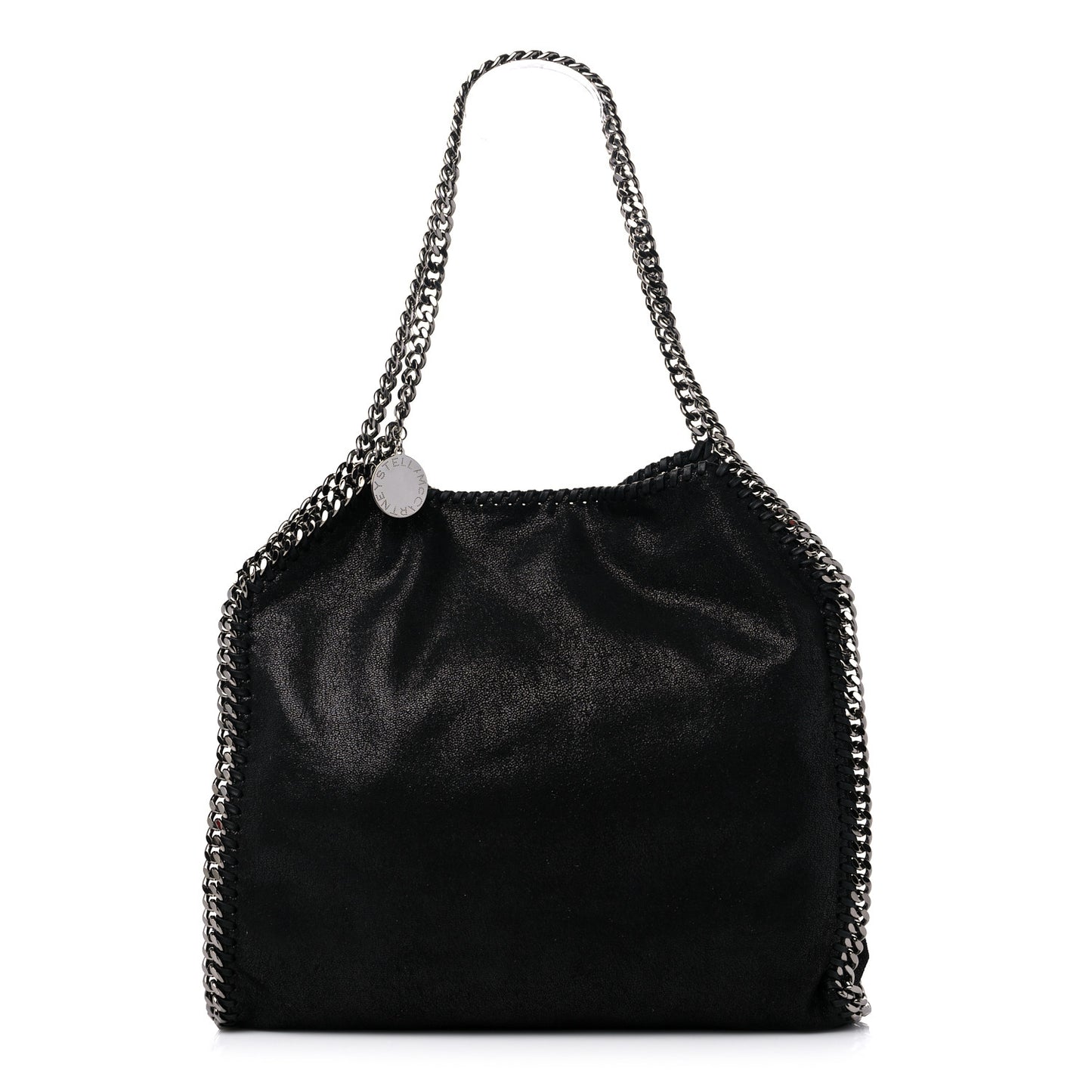 Shaggy Deer Falabella Fold Over Tote Black