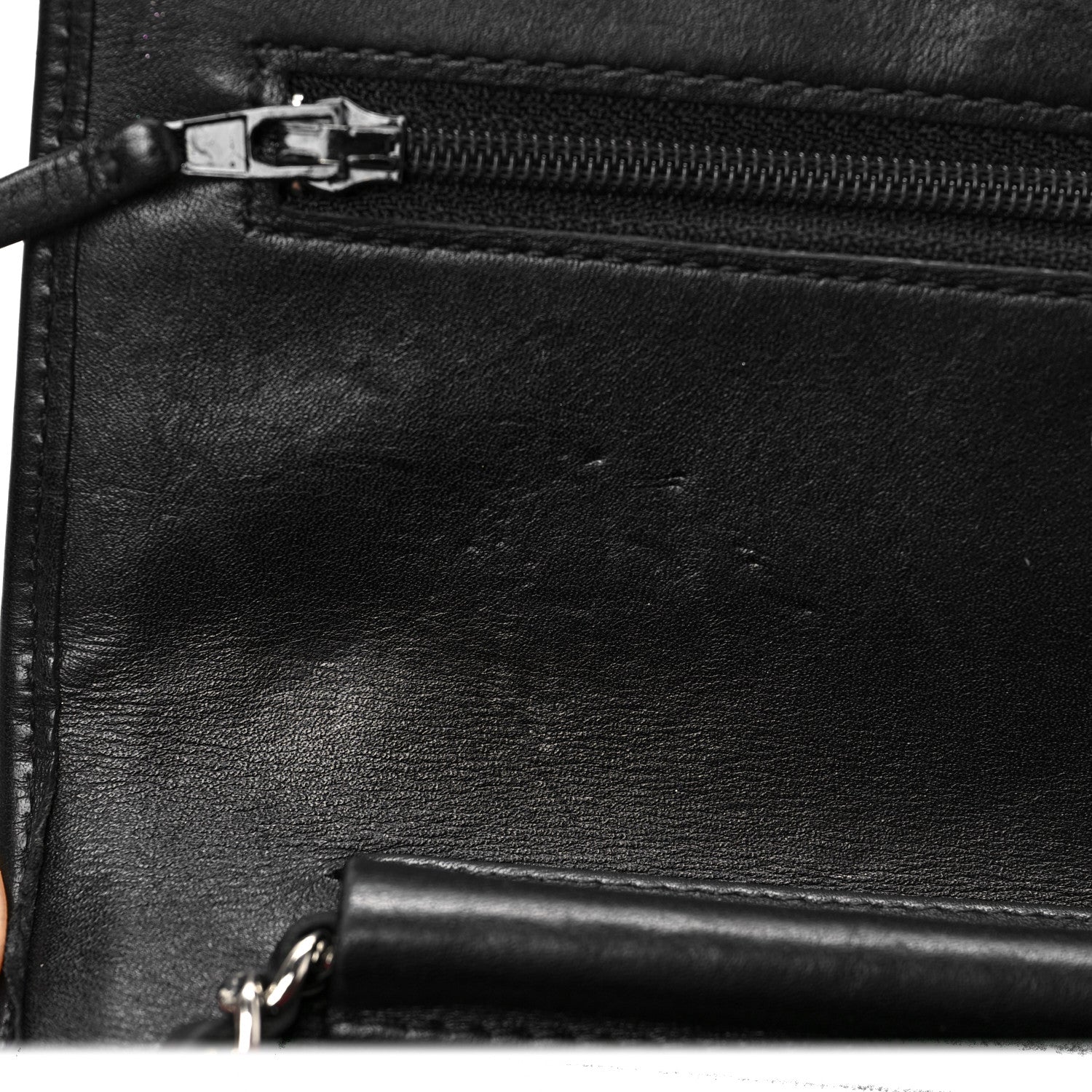 Chanel Calfskin Quilted Cambon Wallet On Chain WOC Black 9 of 9