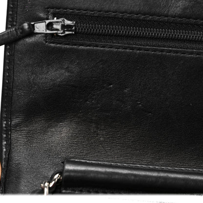 Chanel Calfskin Quilted Cambon Wallet On Chain WOC Black 9 of 9