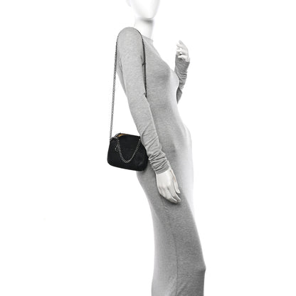 Stella McCartney Shaggy Deer Tiny Shoulder Bag Black 2 of 9