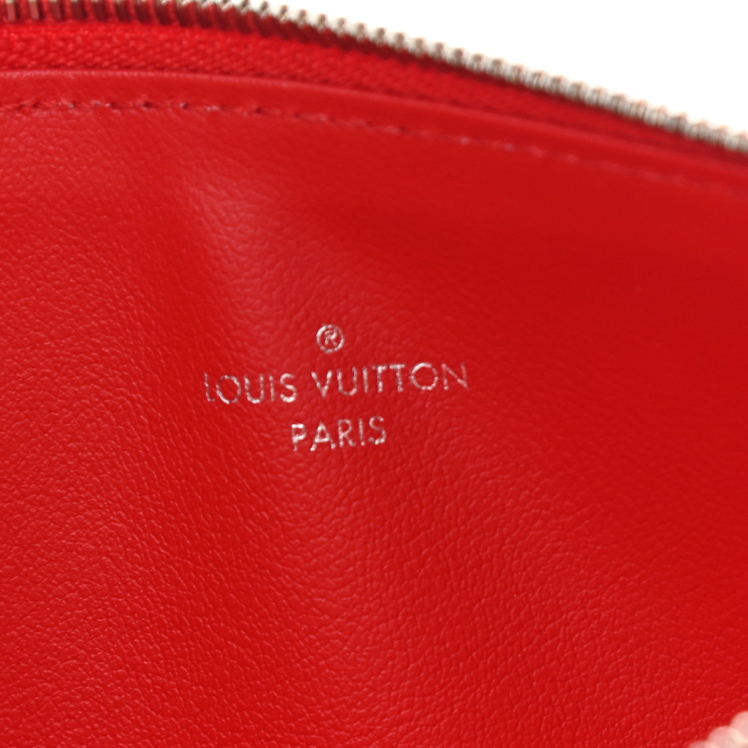 Louis Vuitton Epi Felicie Chain Wallet Zippered Insert Coquelicot 6 of 8