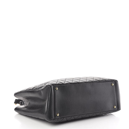 Chanel Caviar Quilted XL Grand Shopping Tote GST Black 4 of 10