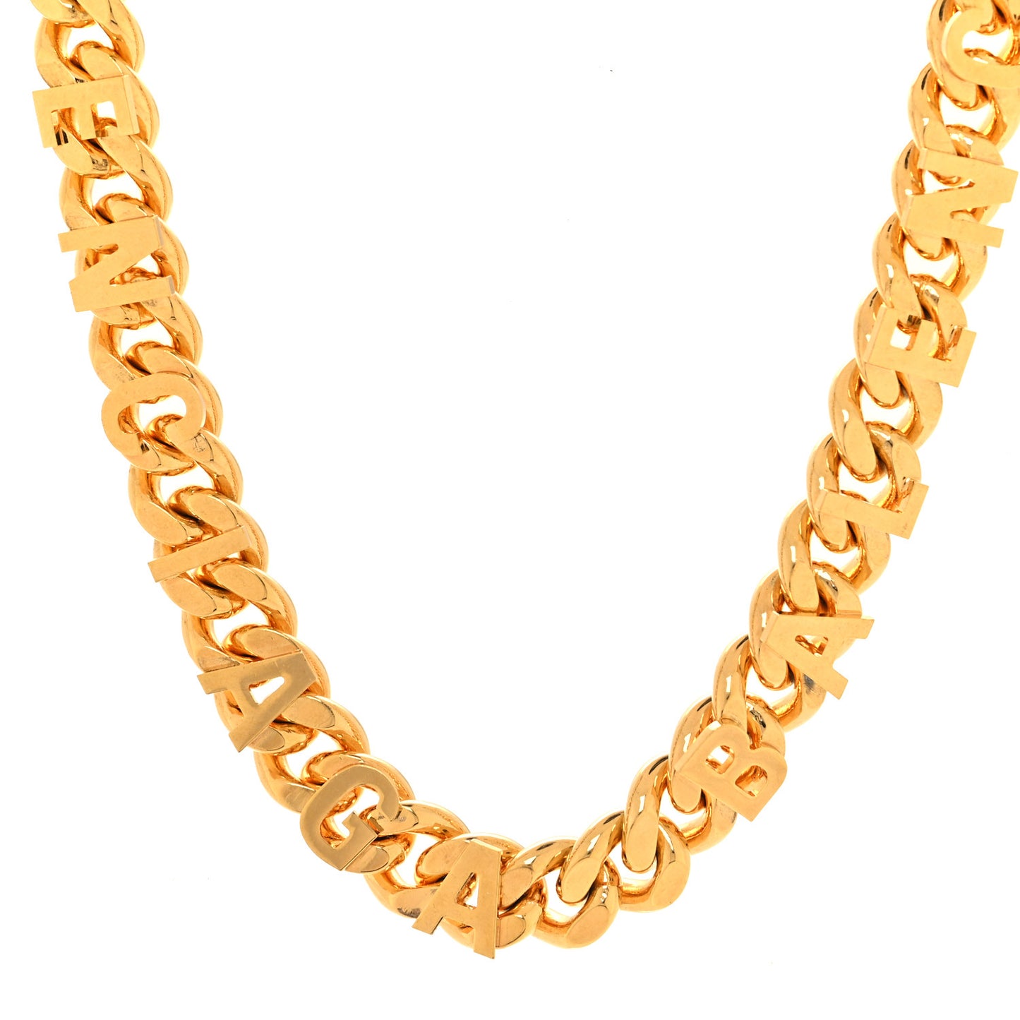 Logo Chain Necklace Gold