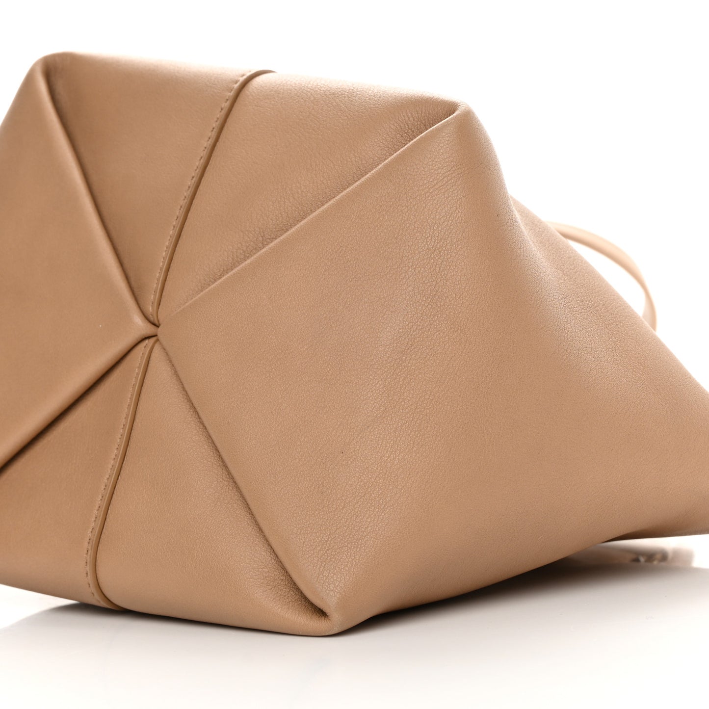 Calfskin Mini Tulipano Bag Nocciola
