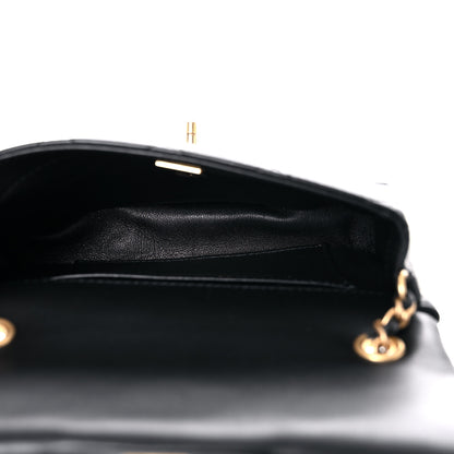 Chanel Lambskin Quilted Mini Heart Charms Flap Black 4 of 8