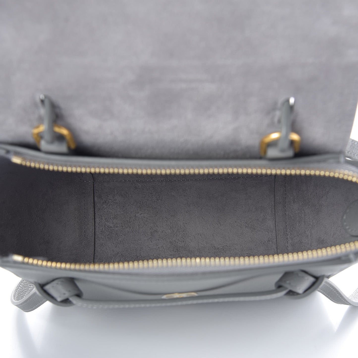 Grained Calfskin Nano Belt Bag Cloud