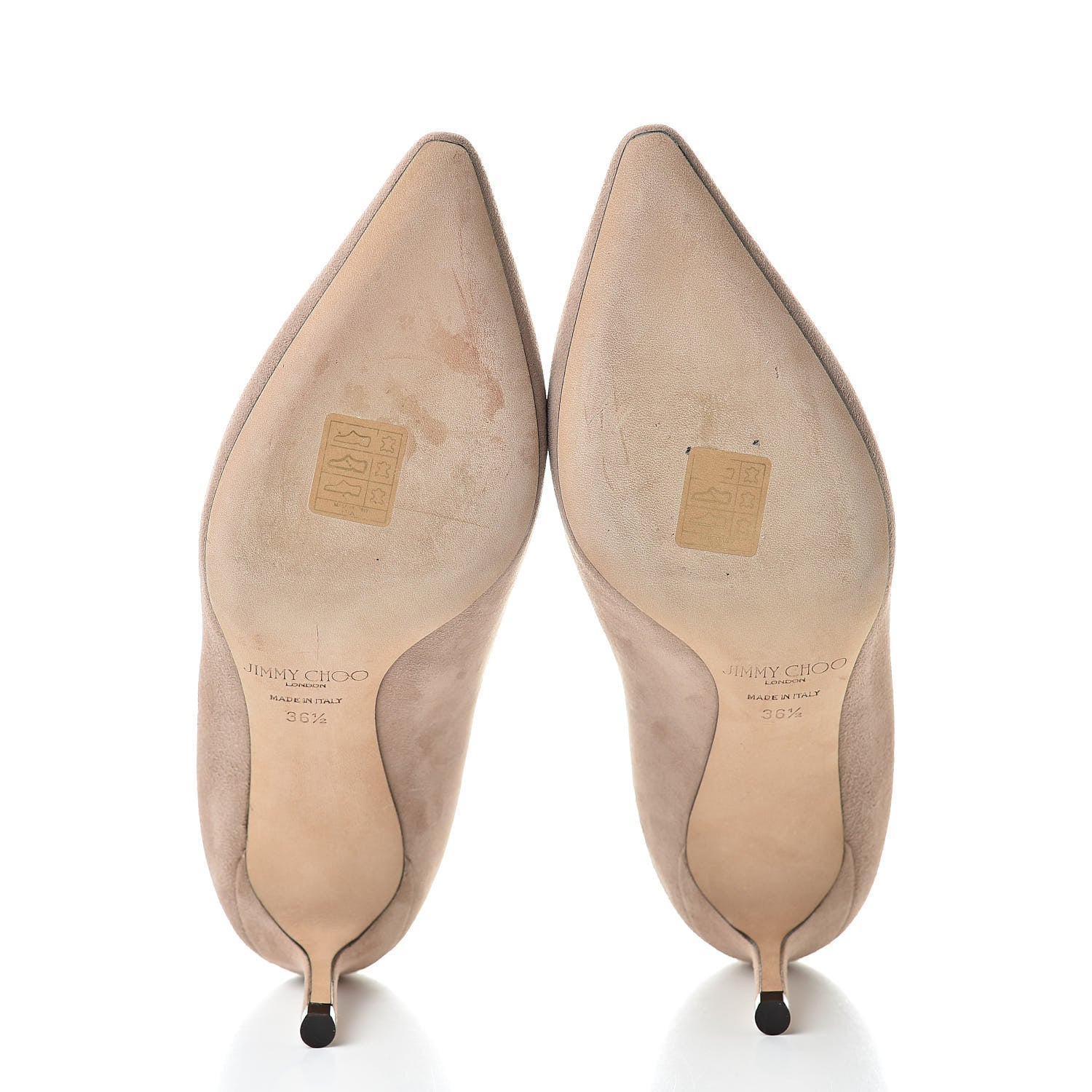 Jimmy Choo Suede Romy 40 Pumps 36.5 Nude 5 of 12