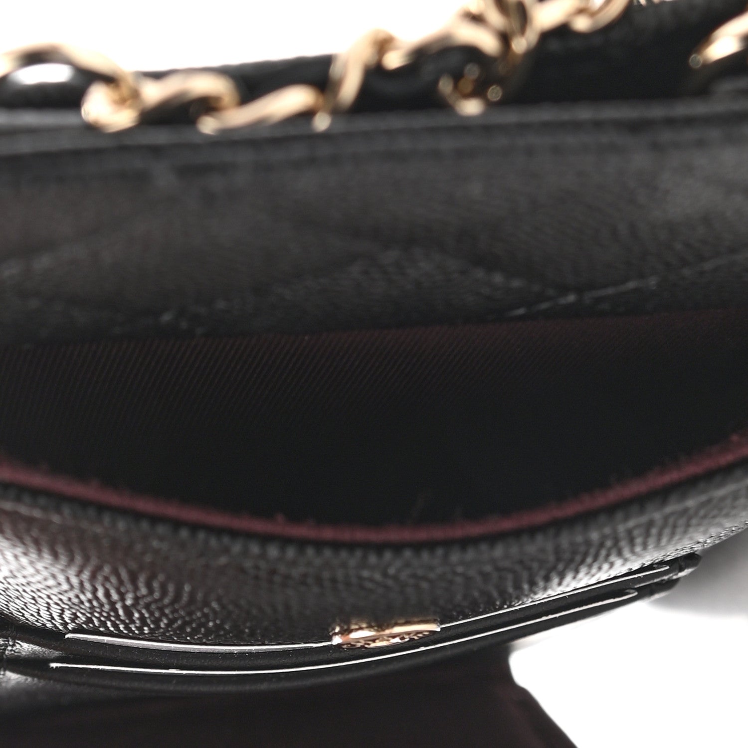 Chanel Caviar Quilted Zip Phone Case Black 5 of 8