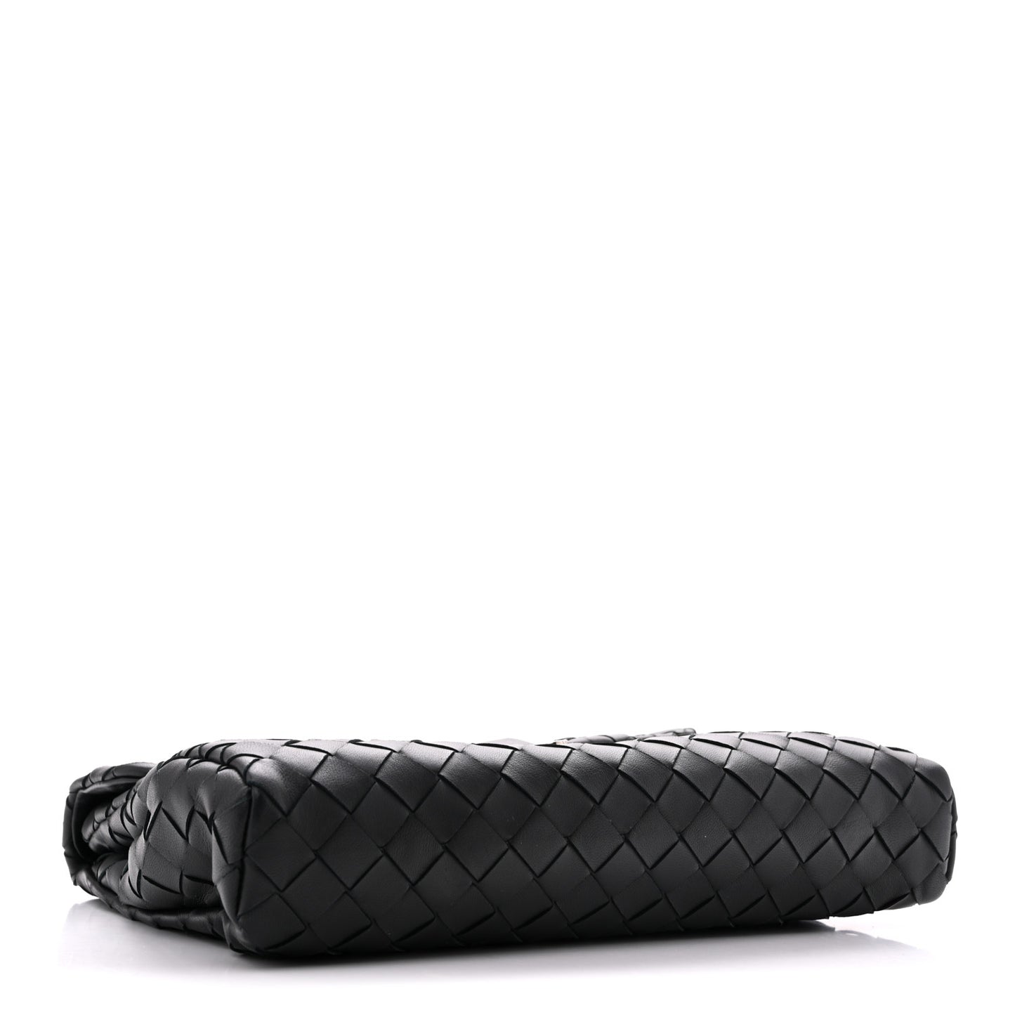 Nappa Intrecciato Portfolio Clutch Black