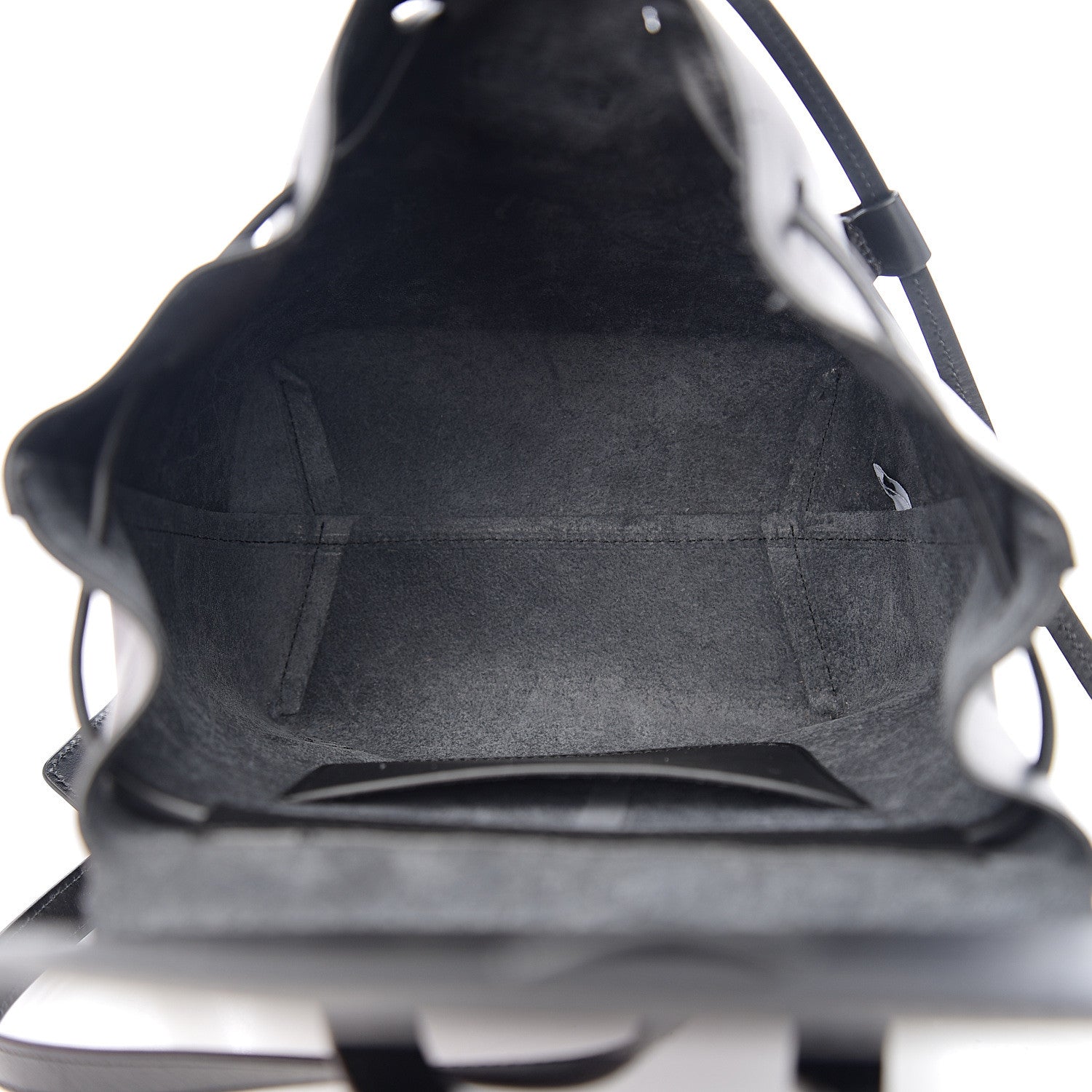 Mansur Gavriel Calfskin Mini Backpack Bag Black 4 of 11