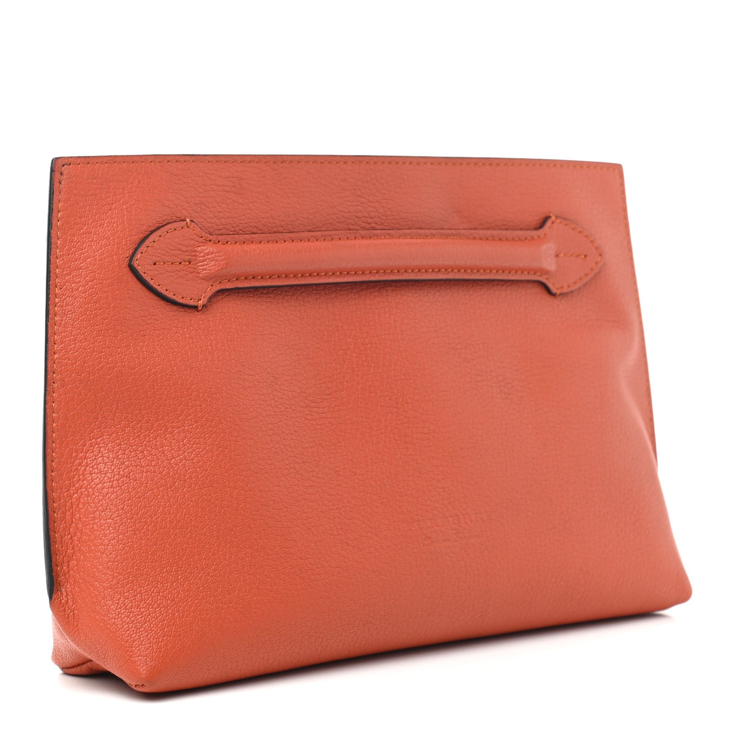 Goatskin Wristlet Clutch Clementine