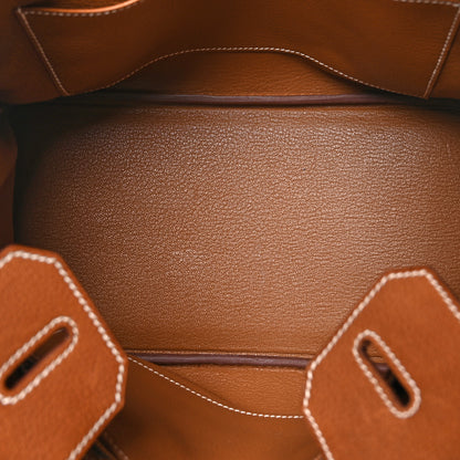 Hermes Natural Barenia Faubourg Birkin 30 Fauve 5 of 13