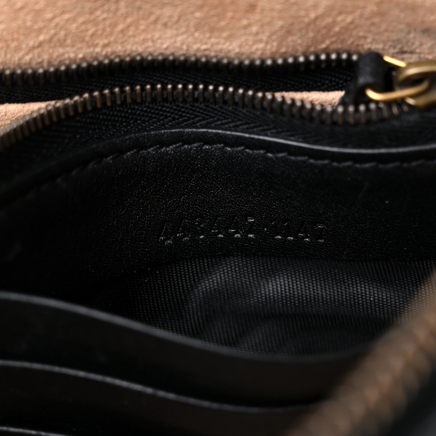 Gucci Calfskin Matelasse Mini GG Marmont Chain Bag Black 6 of 14