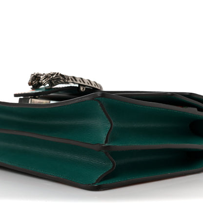 Gucci Calfskin Blooms Print Small Dionysus Shoulder Bag Bright Emerald Multicolor 10 of 10