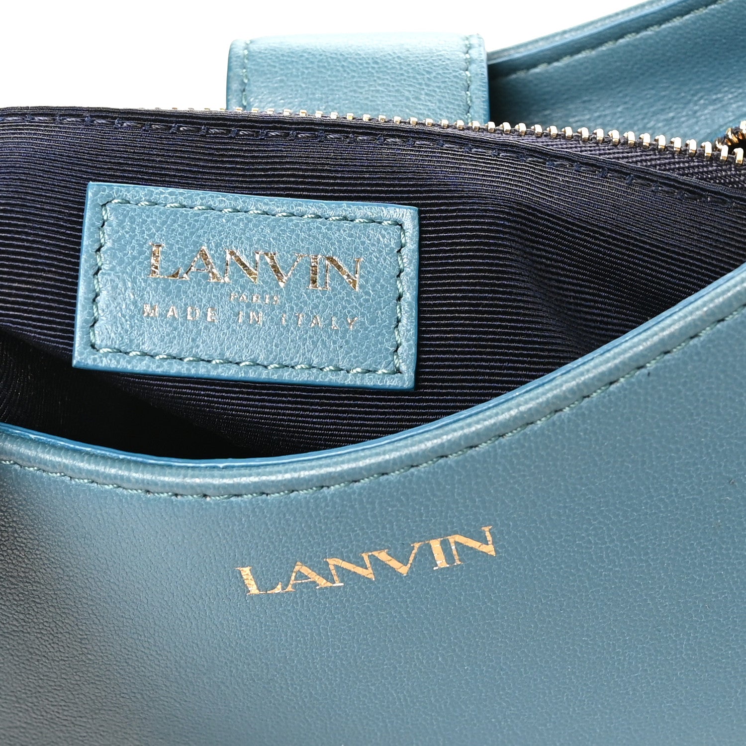 Lanvin Lambskin Cat Hobo Jeans 6 of 9