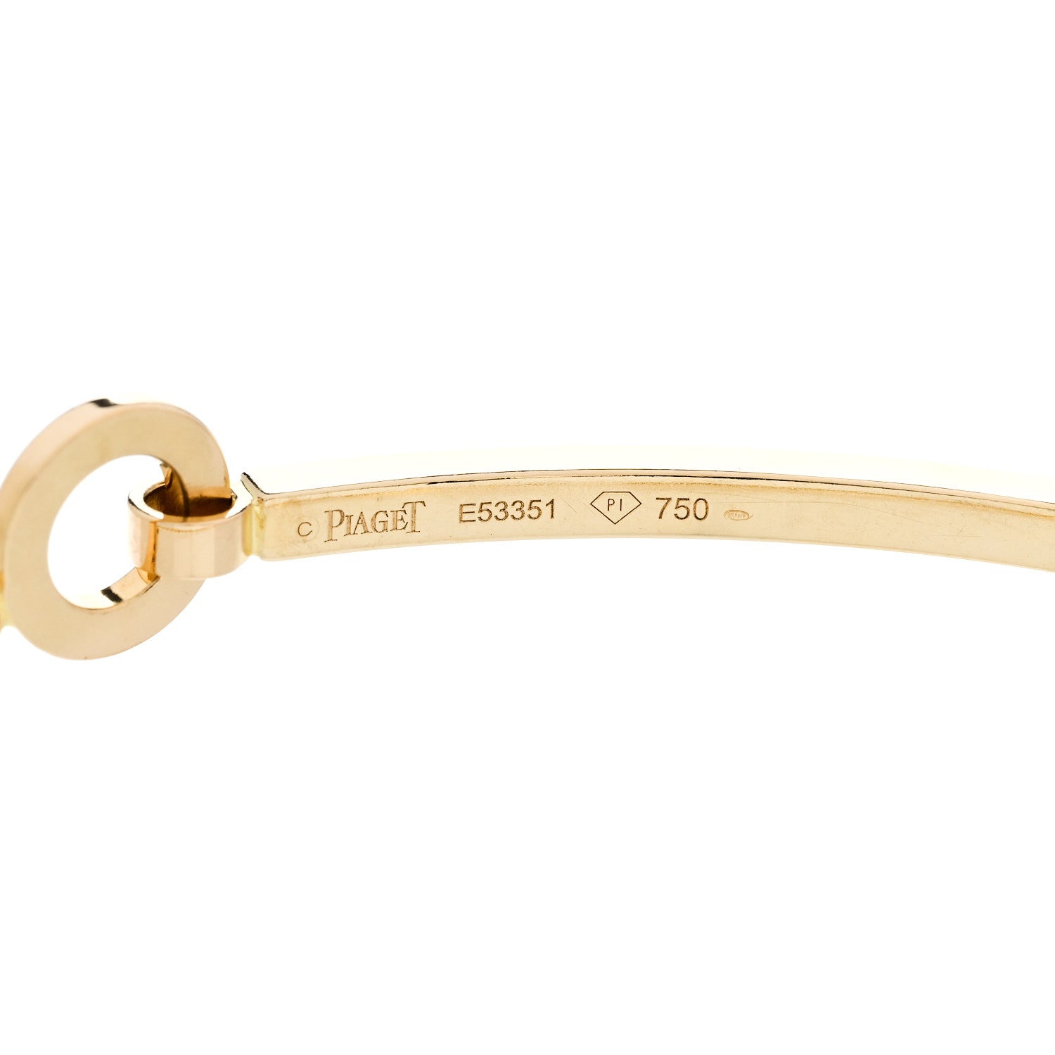 Piaget 18K Yellow Gold Diamond Possession Bar Bracelet 3 of 4