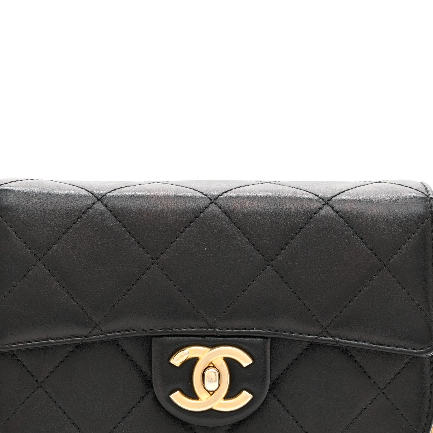 Chanel Calfskin Quilted Moon Messenger Black 8 of 10