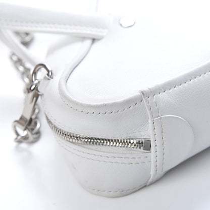 Balenciaga Calfskin XS Triangle Chain Duffle White 12 of 20
