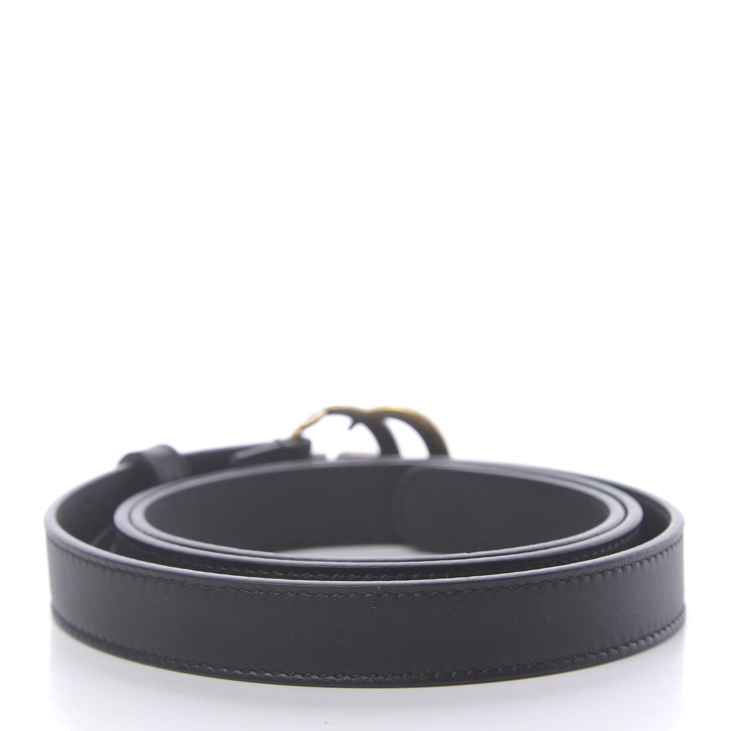 Calfskin Double G 20mm Belt 90 36 Black