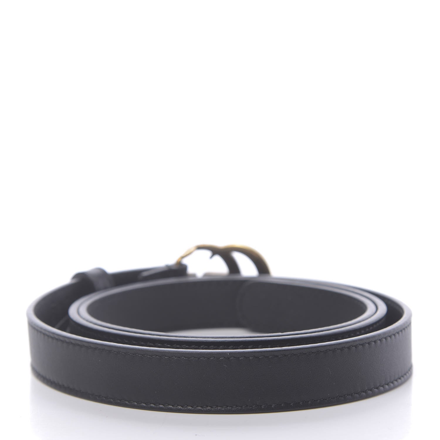 Gucci Calfskin Double G 20mm Belt 90 36 Black 2 of 5