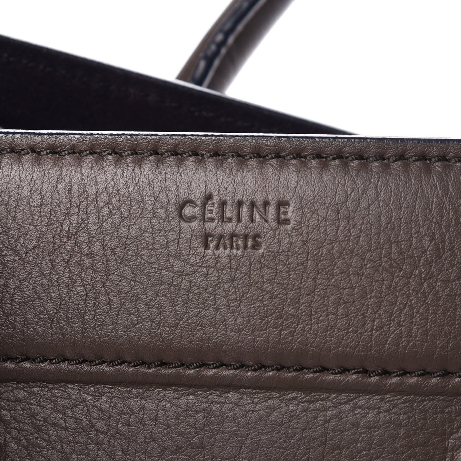 Celine Supple Calfskin Medium Phantom Luggage Anthracite 6 of 17