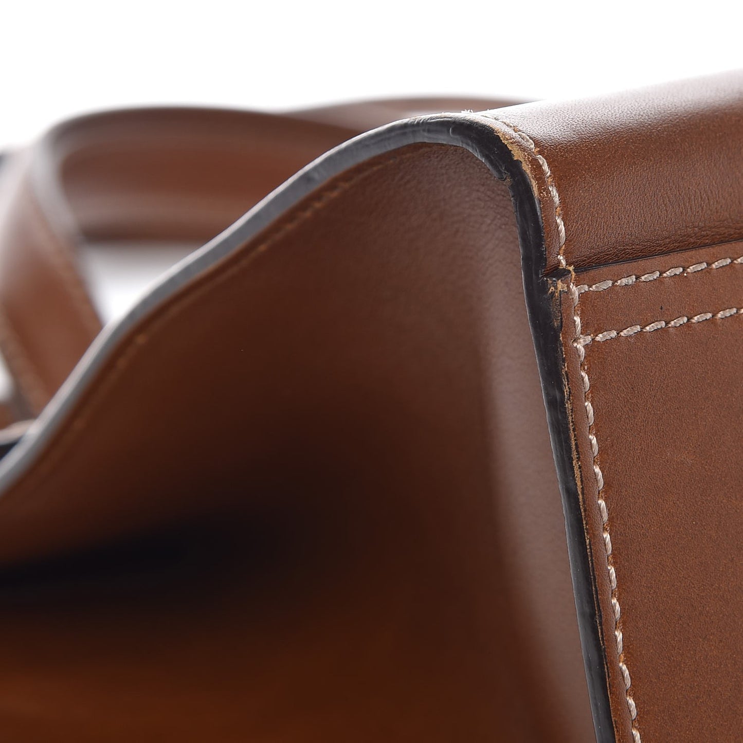 Calfskin Small GG Marmont Top Handle Bag Brown