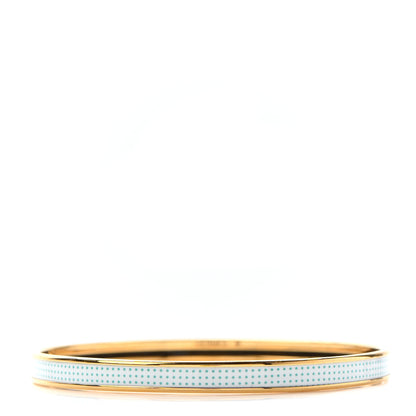 Hermes Enamel Printed Extra Narrow Dot Pop Bracelet 65 Miami 1 of 5