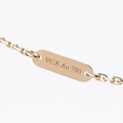 Van Cleef & Arpels 18K Yellow Gold Black Onyx Vintage Alhambra Pendant Necklace 5 of 8
