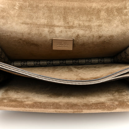 Gucci GG Supreme Monogram Medium Dionysus Shoulder Bag Taupe 5 of 14