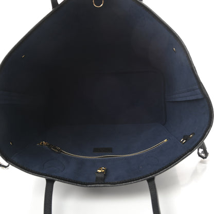 Louis Vuitton Empreinte Monogram Giant Neverfull MM Black 6 of 11