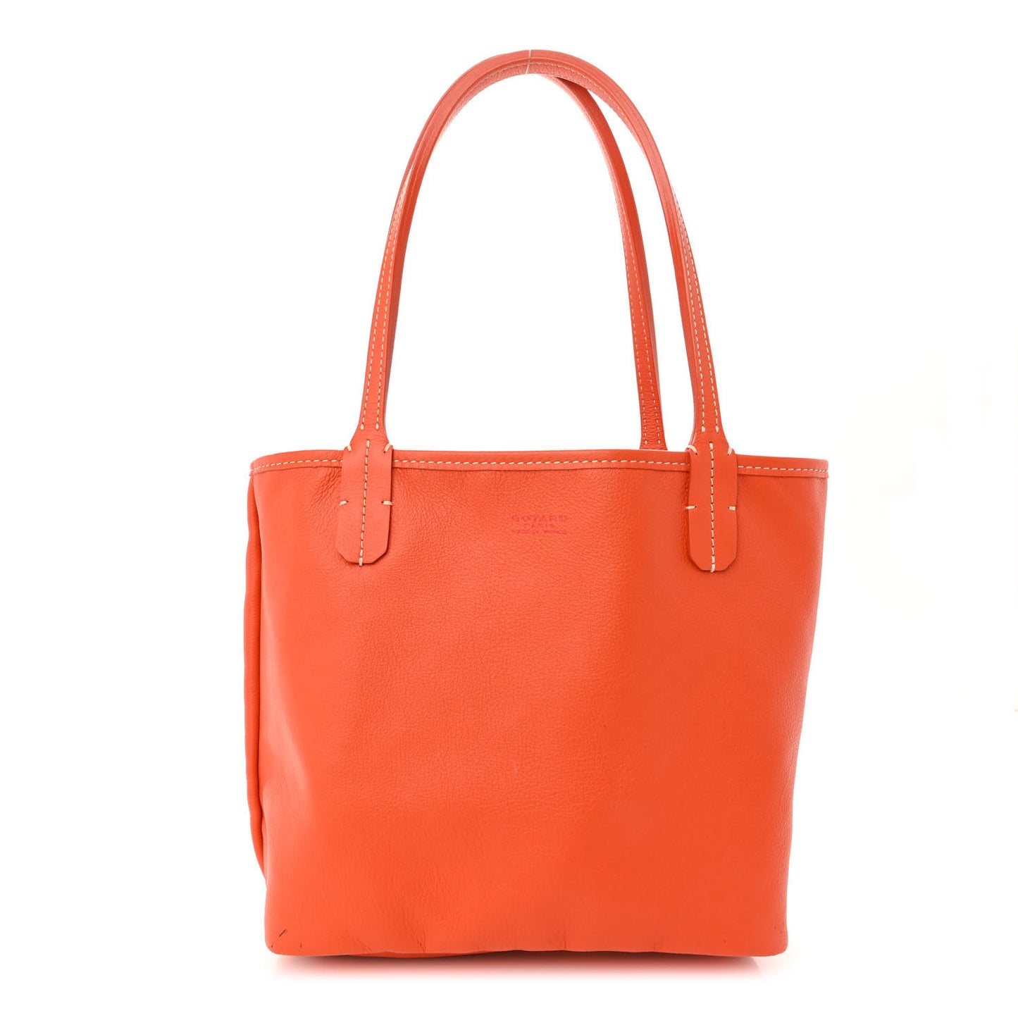 Goyardine Reversible Mini Anjou Orange Orange