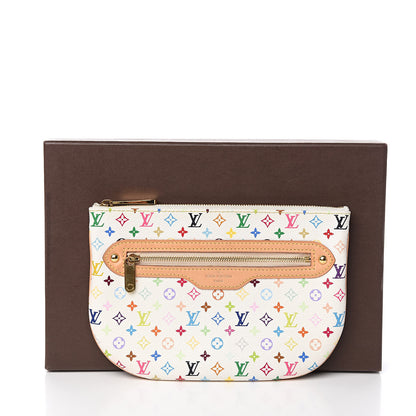 Louis Vuitton Monogram Multicolor Pochette Plate GM White 7 of 7