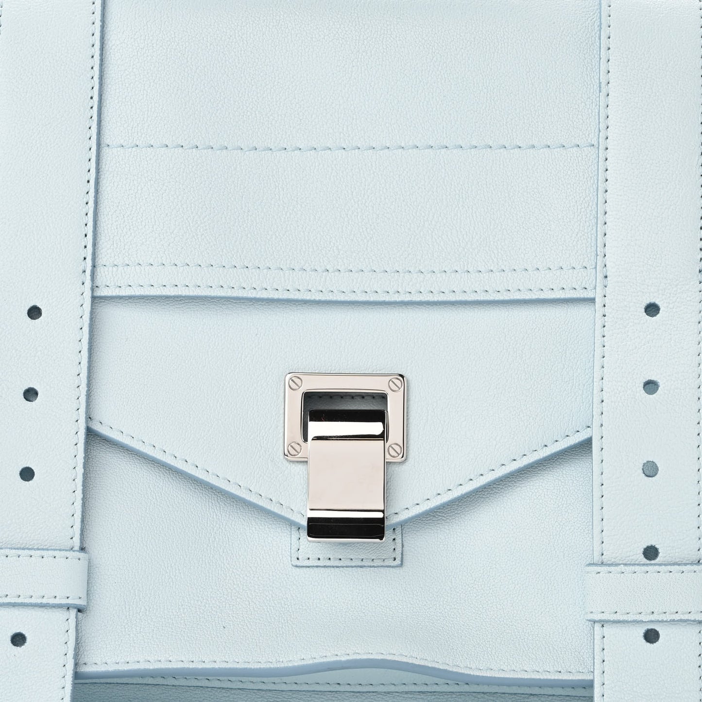 Lambskin Medium PS1 Satchel Polar Blue