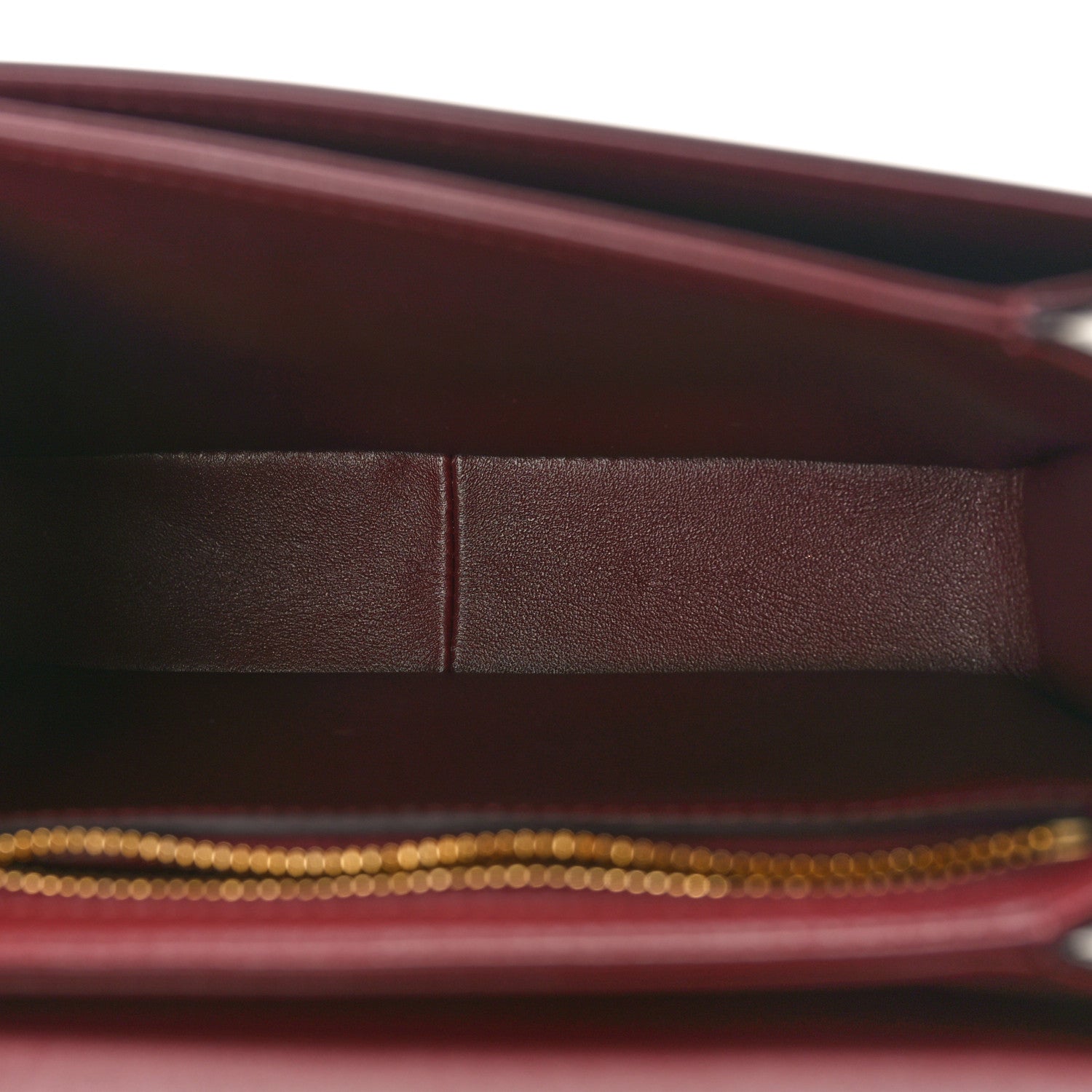 Celine Shiny Calfskin Teen Triomphe Light Burgundy 5 of 9