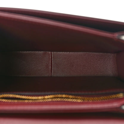 Celine Shiny Calfskin Teen Triomphe Light Burgundy 5 of 9