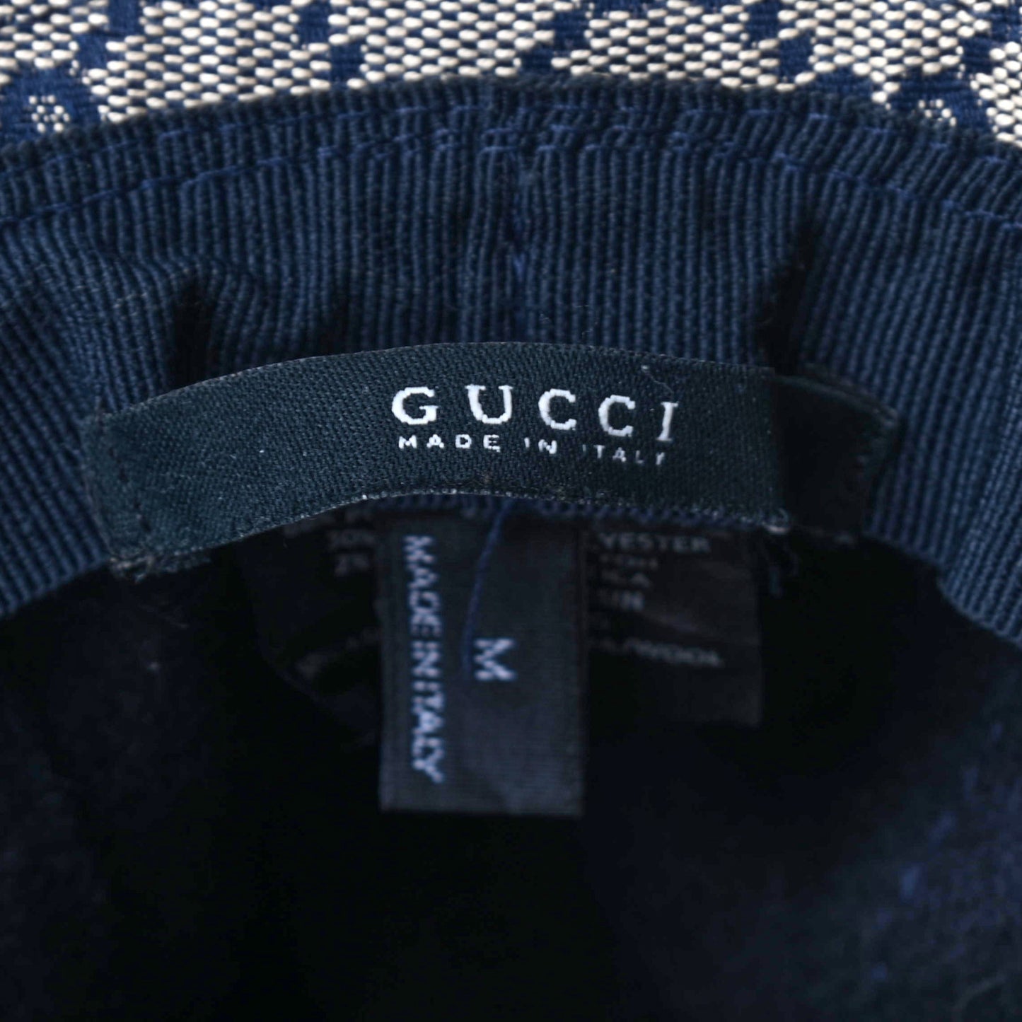 Monogram Web Bucket Hat M Blue