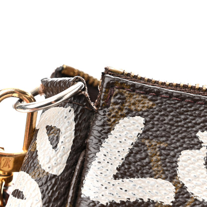 Louis Vuitton Monogram Graffiti Pochette Accessories Silver 12 of 13
