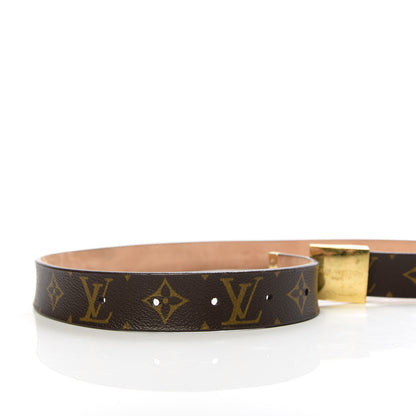 Louis Vuitton Monogram Ceinture Belt Gold Buckle 90 36 7 of 7