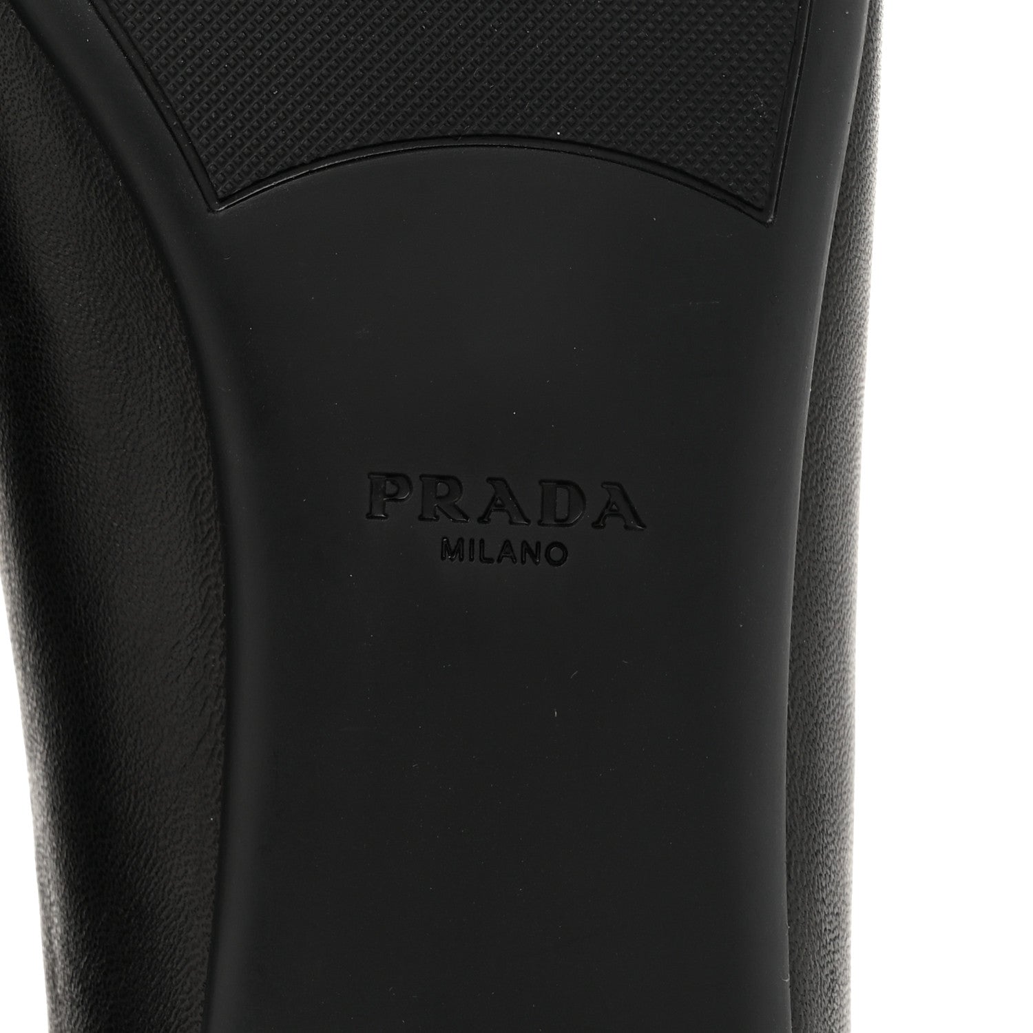 Prada Nappa Vernice Cap Toe Logo Bow Ballerina Flats 40 Black 7 of 14